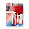 Labrador Retriever Patriotic American Apron Cooking Kitchen Server Baking Crafts Gardening for Adult Women Men, Unisex, Large, Multicolor