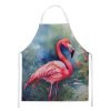 Flamingo Apron Cooking Kitchen Server Baking Crafts Gardening for Adult Women Men, Unisex, Large, Multicolor